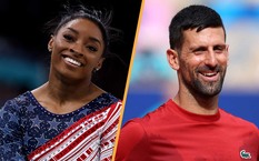Simone Biles y Novak Djokovic brillaron en París 2024 (Reuters)
