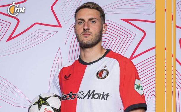 Santiago Giménez estará alejado de las canchas por tres meses (FB Feyenoord Rotterdam)