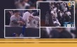 Fans son expulsados del Yankee Stadium por interferir en atrapada de Mookie Betts. Foto: Especial