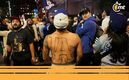 Aficionados de Dodgers celebrando tras conseguir la Serie Mundial (Reuters)