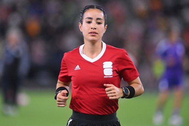 Katia Itzel García ha tenido una destacada actuación en el arbitraje (Foto: Imago7)