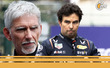 La sorpresa de Damon Hill por Checo Pérez. (FOTO: Reuters)