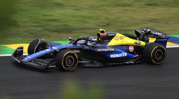Franco Colapinto conduce su Williams en el GP de Brasil (Reuters)