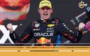 Max Verstappen celebra en el podio del GP de Brasil (Reuters)