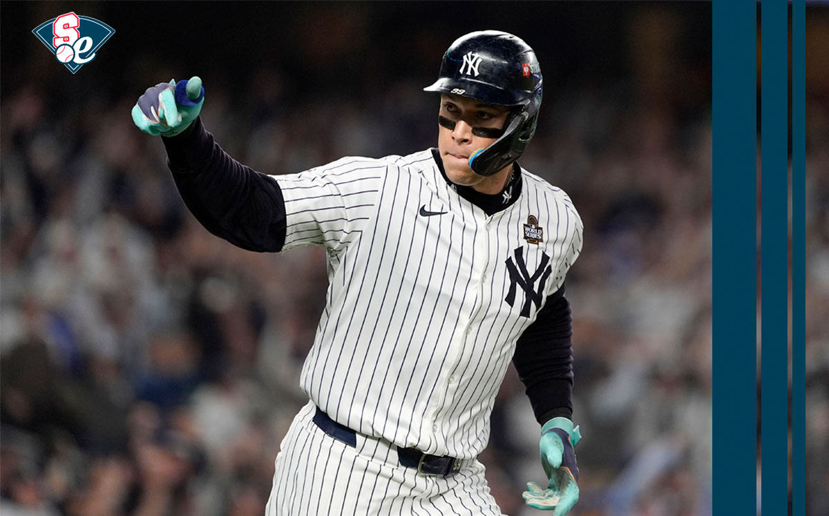 Aaron Judge lideró las Grandes Ligas en jonrones. (MLB.com)