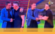 Efraín Juárez tuvo un pequeño altercado con el uruguayo Pablo Peirano (Captura X)