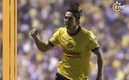 Alan Cervantes festeja el gol del triunfo de las Águilas (Imago7)