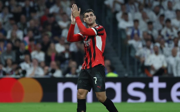 Álvaro Morata, en un juego del AC Milan (EFE)
