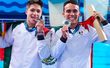Osmar Olvera y Juan Celaya presumen sus platas en París 2024 (Reuters)
