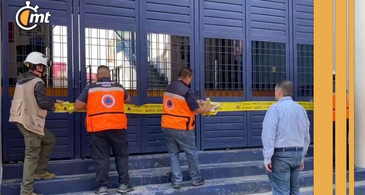 Ya retiraron los sellos de suspensión del Estadio Ciudad de los Deportes (Captura Caliente TV)