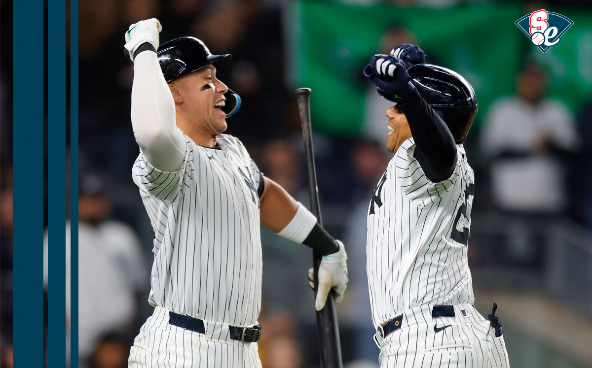 Aaron Judge y Juan Soto lideraron a los Yankees en su primera temporada juntos. (MLB.com)