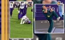 Raygun reacciona a la celebracíón de Cam Bynum, Safety de Minnesota Vikings. Foto: Especial