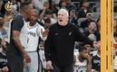 Gregg Popovich, en un partido de los Spurs (Reuters)