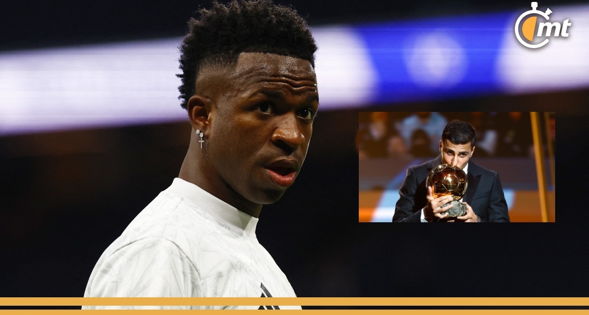 Vinícius Jr. perdió el Balón de Oro 2024 con Rodri (Reuters)