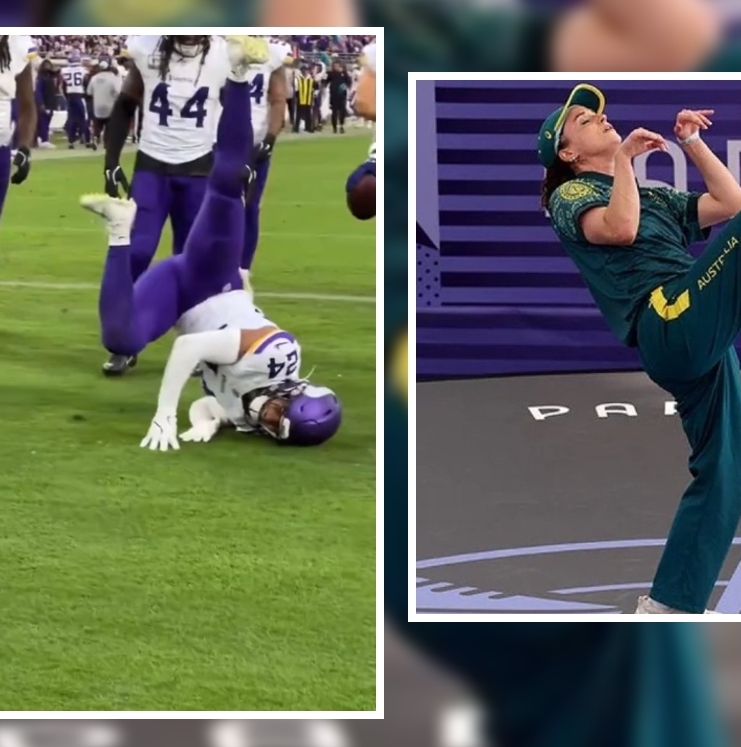 Raygun reacciona a la celebracíón de Cam Bynum, Safety de Minnesota Vikings. Foto: Especial