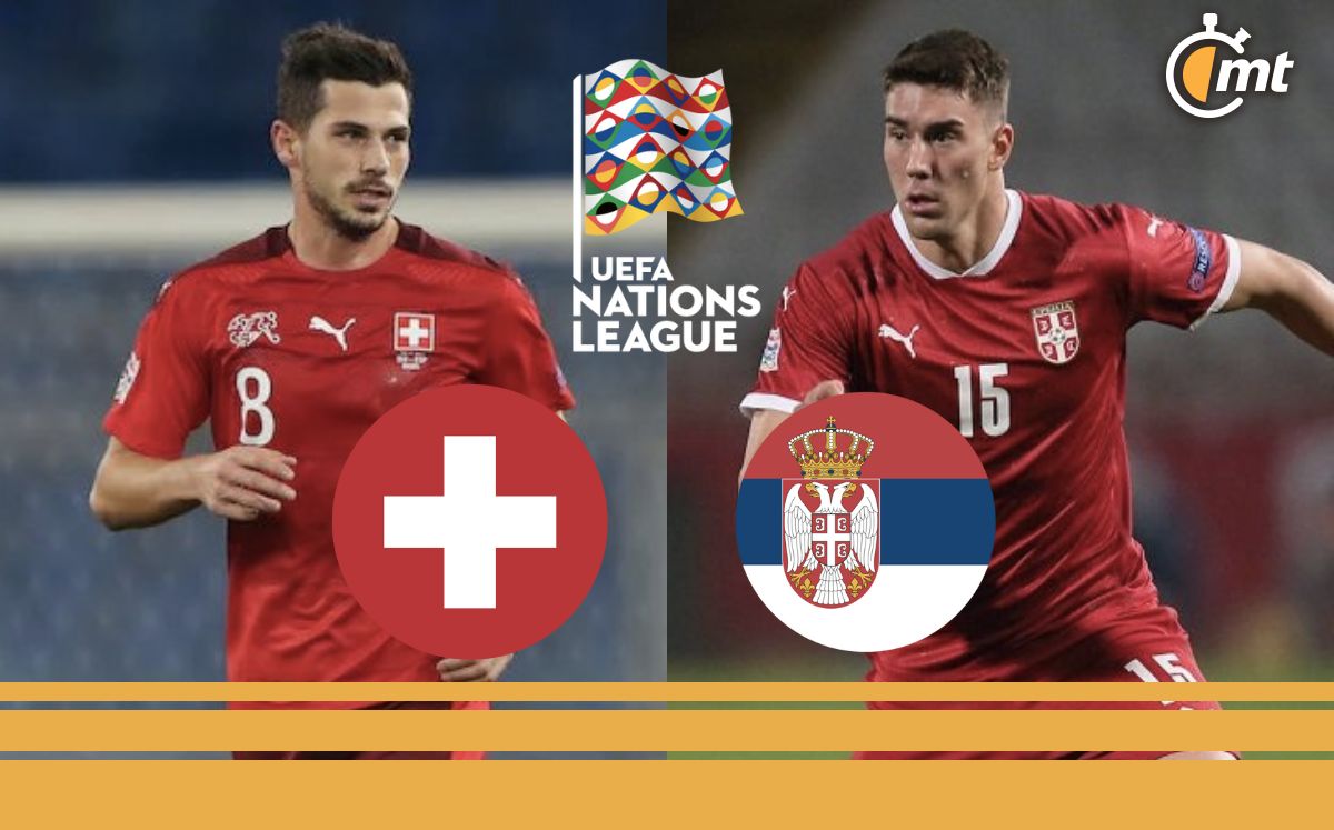 Suiza vs Serbia horario y dónde ver EN VIVO hoy UEFA Nations League