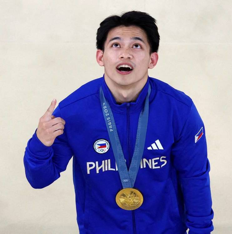 Carlos Yulo ganó dos oros en París 2024 (Reuters)