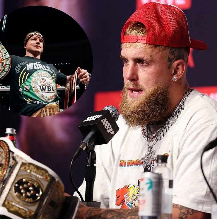 Jake Paul mandó mensaje al Canelo (AFP)