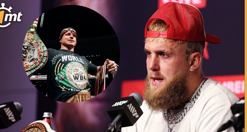 Jake Paul mandó mensaje al Canelo (AFP)