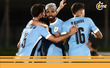 Rodrigo Aguirre se estrenó con gol con Uruguay. (Foto: Reuters)