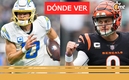 Horarios, canales en vivo y pronósticos de Chargers vs Bengals en Sunday Night Football. Foto: Especial