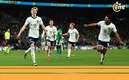 Inglaterra gestó la goleada ante Irlanda. (Foto: AFP)
