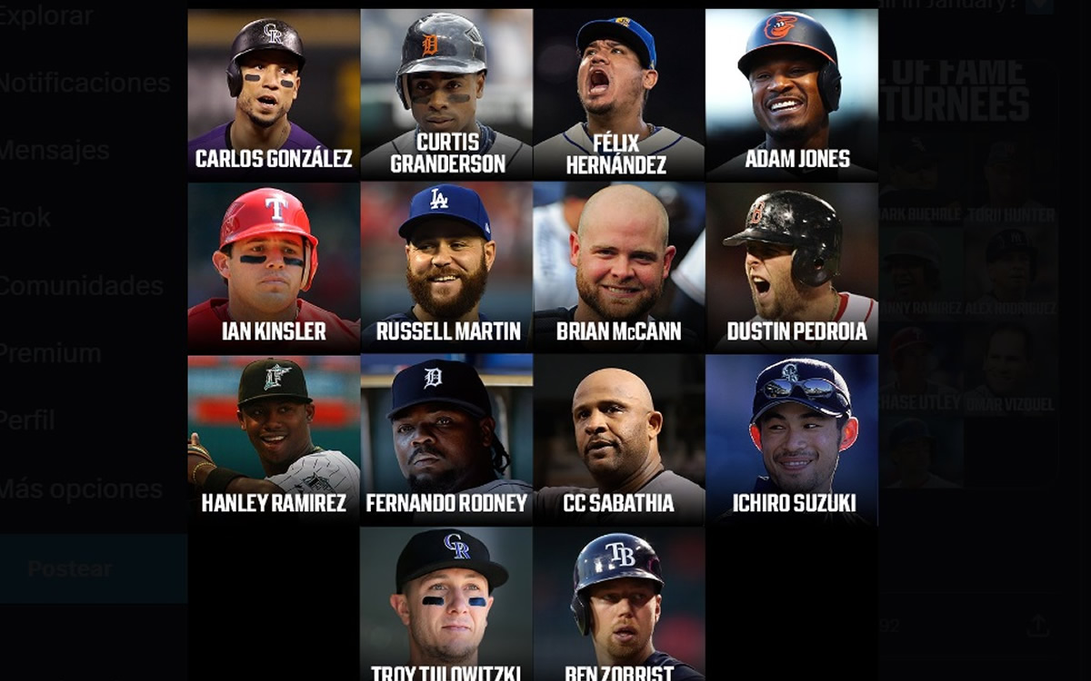 Ichiro y CC Sabathia en la boleta 2025 para el Salón de la Fama