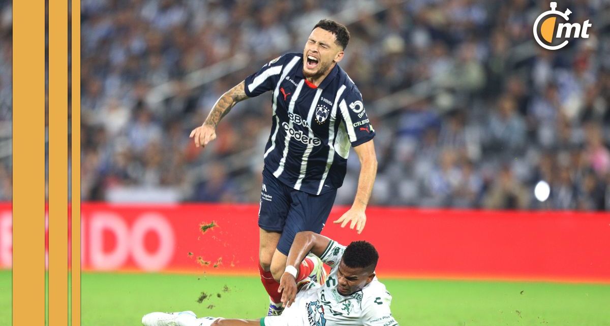 Lucas Ocampos fue "culpable de conducta violenta" según la cédula del Rayados vs. León (Imago7)