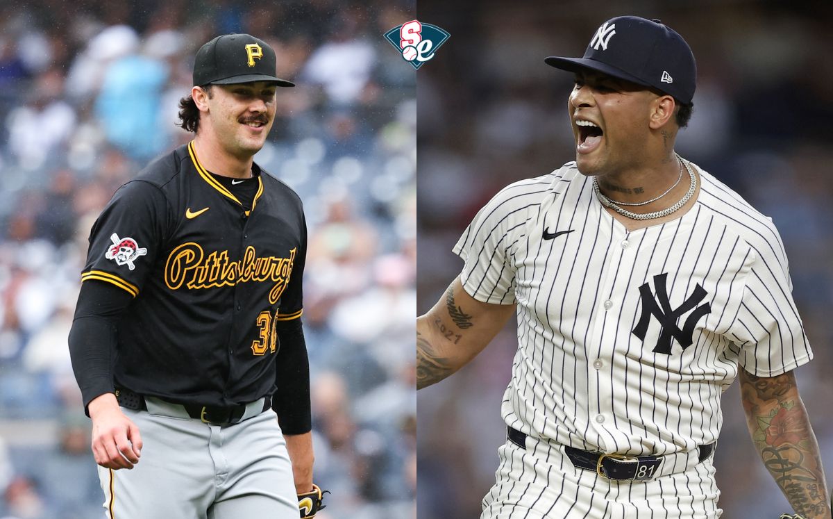 Paul Skenes (izquierda) y Luis Gil (derecha) irrumpieron con Pirates y Yankees, respectivamente. (MLB.com)