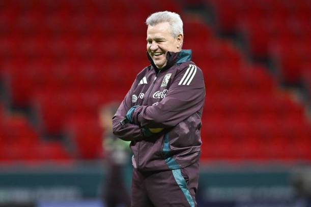 Javier Aguirre, durante un entrenamiento del Tri (Imago7)