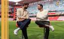 Gerard Piqué y Miguel Layún en el Nemesio Diez (@kingsleague_am)
