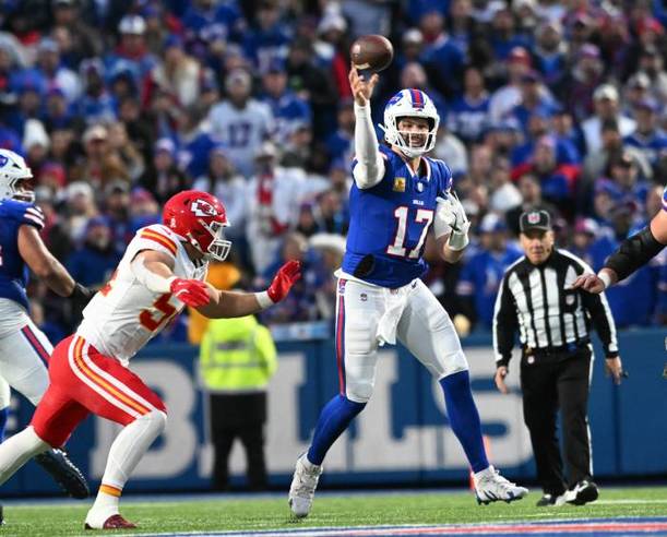Josh Allen, en el Chiefs vs. Bills (Reuters)