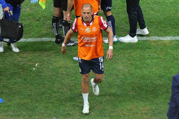 Chicharito se puso como energúmeno (Imago7)