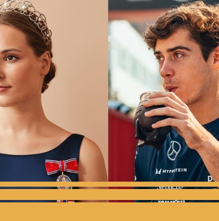 Princesa Ingrid Alexandra y Franco Colapinto (Foto: Especial)