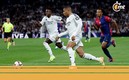 Vinicius y Kylian Mbappé en el juego de liga contra Barcelona (Foto: Reuters)