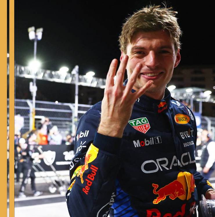 Max Verstappen, tetracampeón del mundo en F1 (AFP)