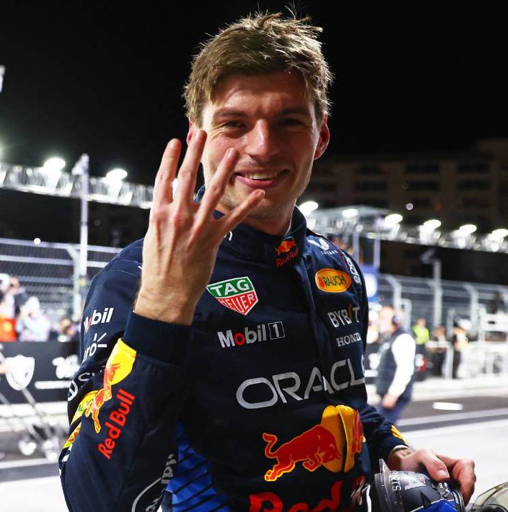 Max Verstappen, tetracampeón del mundo en F1 (AFP)