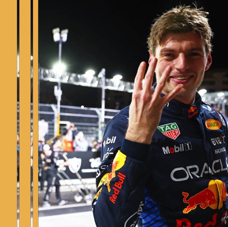 Max Verstappen, tetracampeón del mundo en F1 (AFP)