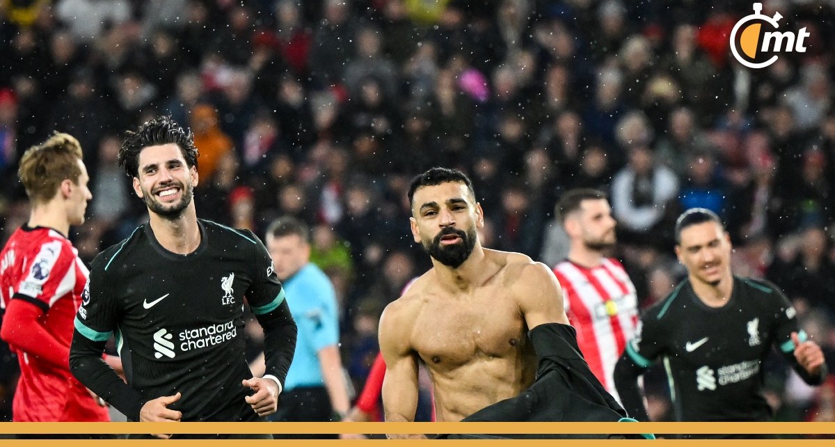 Salah le da el triunfo al Liverpool (Foto: AFP)