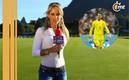 Inés Sainz rechazó hablar con Manuel Neuer (Captura/Reuters)