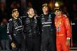 Integrantes del podio en GP de Las Vegas (AFP)