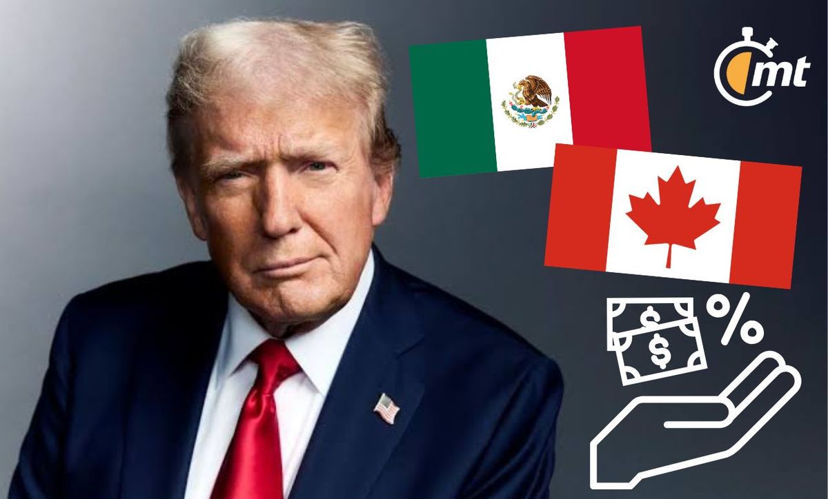 Donald Trump amenaza a México y Canadá; promete aranceles del 25%
