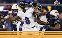 Lamar Jackson prepara un envío entre el acoso defensivo (Reuters)