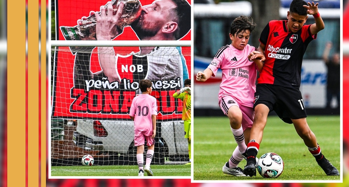Thiago Messi hizo su debut en la Sub-13 de Inter Miami en el Newell's Cup 2024. Foto: @brfootball