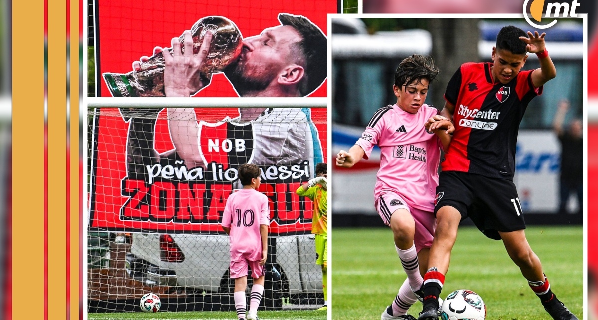 Thiago Messi hizo su debut en la Sub-13 de Inter Miami en el Newell's Cup 2024. Foto: @brfootball