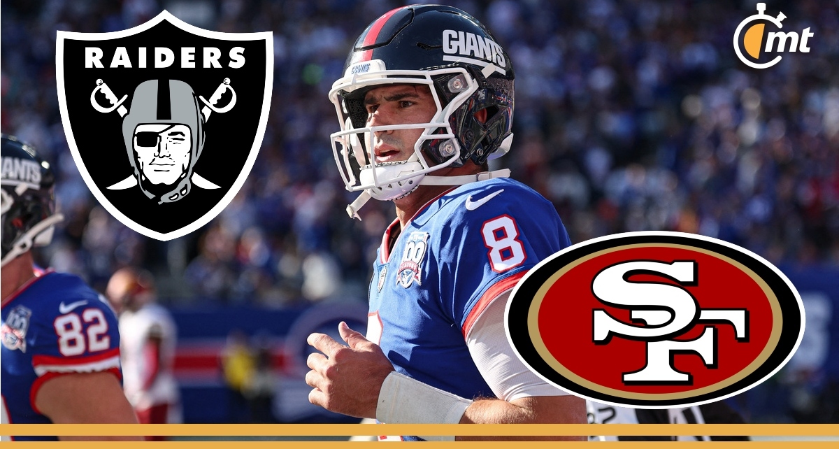 Daniel Jones es de gran interés para Las Vegas Raiders y San Francisco 49ers. Foto: Reuters