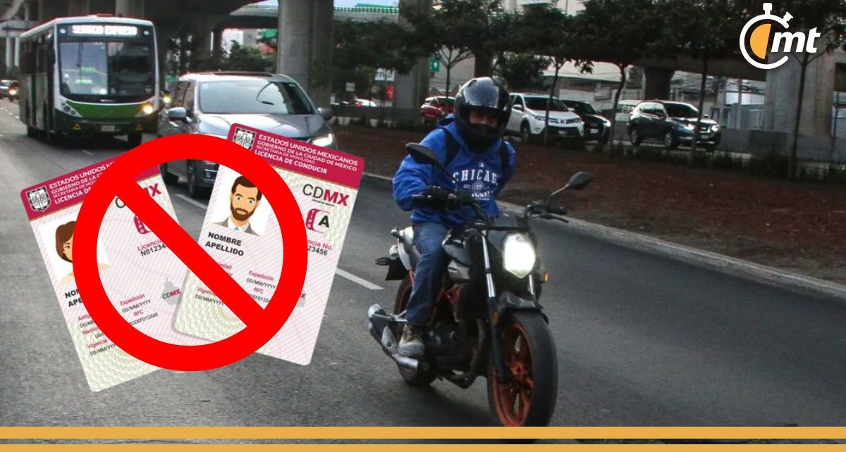 Por esta razón no podrán tramitar licencia permanente en CDMX los motociclistas. (FOTO): Cuartoscuro.