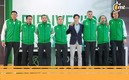 Fernando Ortiz y su cuerpo técnico fueron presentados con Santos. (Foto. Imago7)