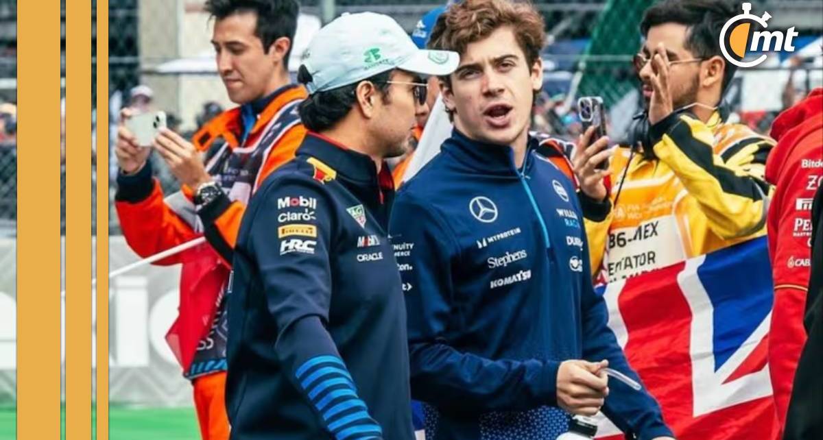 Franco Colapinto conversa con Checo Pérez (@francocolapinto)
