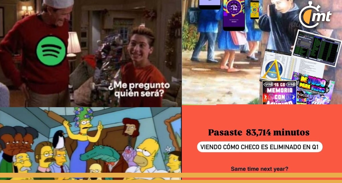 Los mejores memes del Spotify Wrapped (Foto: Especial)